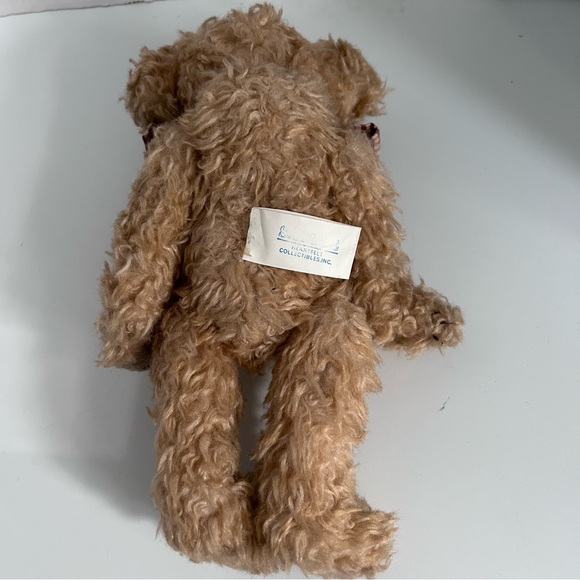 Vintage HEARTFELT COLLECTIBLES shaggy brown jointed bear 8-1/2” - Picture 2 of 9